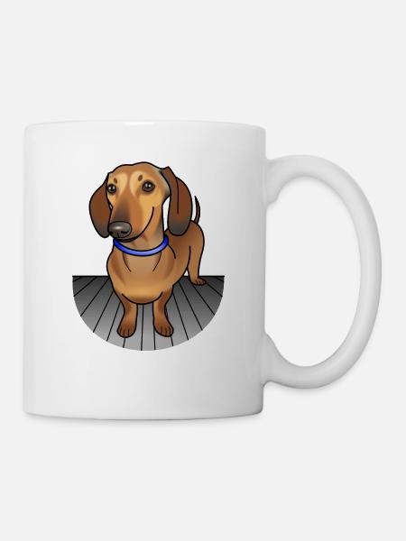 Teckel - Léo 2 - Mug blanc - blanc