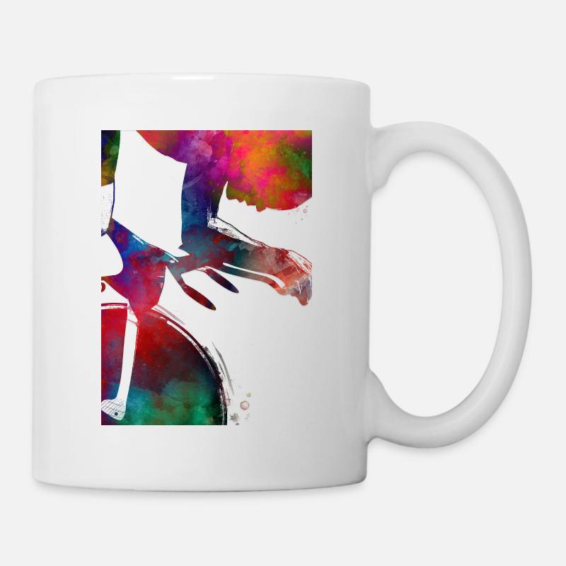 Radsport Kunst - Tasse - Weiß