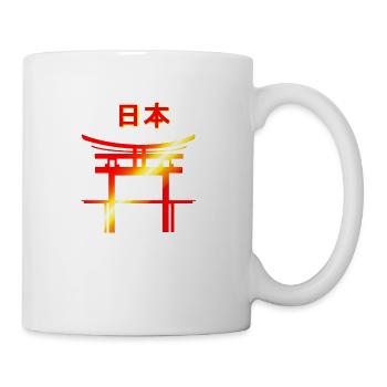 Personnages du Japon - Mug blanc - blanc - Droite