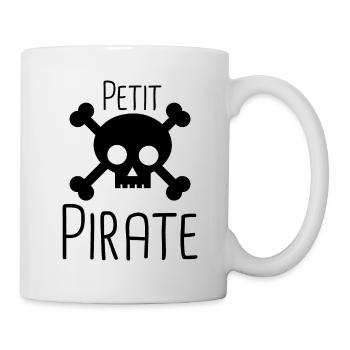 petit pirate - Mug blanc - blanc - Droite