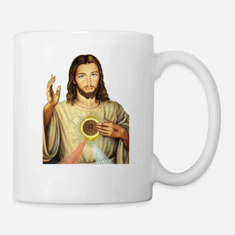 Ethereum Jesus - Tasse - Weiß