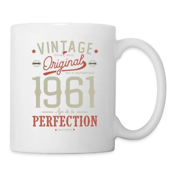 Age of Perfection 1961 Anniversary 61 Years - Mug - white - Right
