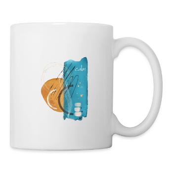 Calm zen art #zen #modern - Mug - white - Right