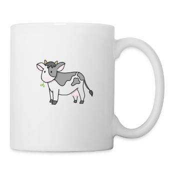 Kuh - Tasse - Weiß - Rechts