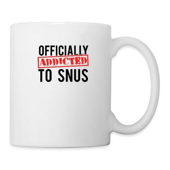 Snus rauchfrei Nichtraucher Nikotin Antiraucher - Tasse - Weiß - Rechts