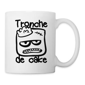 Tronche de cake - Mug blanc - blanc - Droite