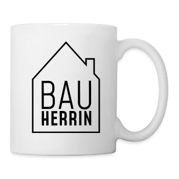 Bauherrin - Tasse - Weiß - Rechts