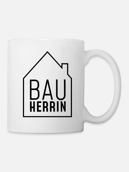 Bauherrin - Tasse - Weiß