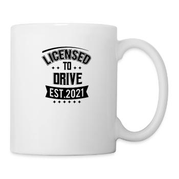 Driver's license passed 2021 driving test gift - Mug - white - Right