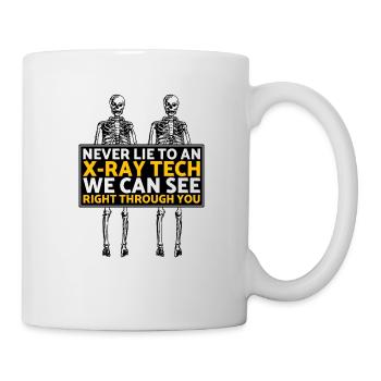 Radiology Xray Rad Tech Pharmacy Tech Phlebotomist - Mug - white - Right