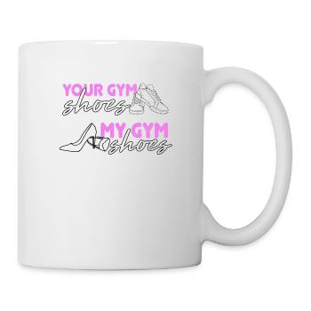 Ballet Ballerine Pole Dancer Line Dance Tap Dance - Mug blanc - blanc - Droite