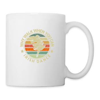 Ballet Ballerine Pole Dancer Line Dance Tap Dance - Mug blanc - blanc - Droite