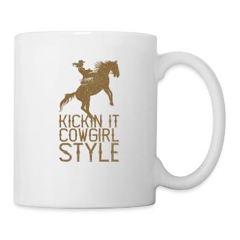 Ballet Ballerine Pole Dancer Line Dance Tap Dance - Mug blanc - blanc - Droite