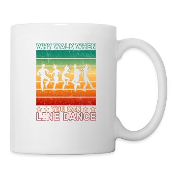 Ballet Ballerine Pole Dancer Line Dance Tap Dance - Mug blanc - blanc - Droite