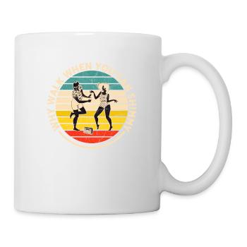 Ballet Ballerine Pole Dancer Line Dance Tap Dance - Mug blanc - blanc - Droite