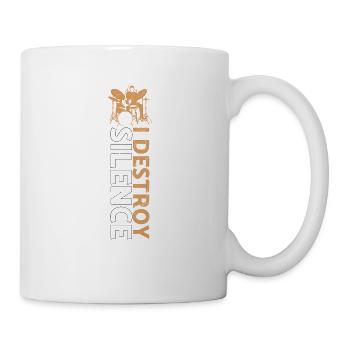 Percussion Drums Drummer Woodwind Snare Music Drum - Mug blanc - blanc - Droite