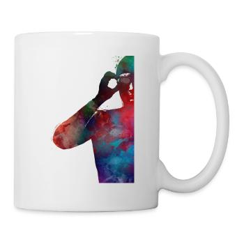 Swimmer sport art #swimmer #sport - Mug - white - Right