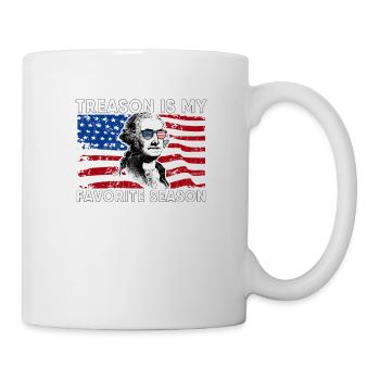 Treason Is My Favorite Season George Washington US - Mug - white - Right