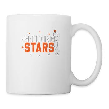 Shooting Stars Basketball Hoops Ball Bball Dunk - Mug blanc - blanc - Droite