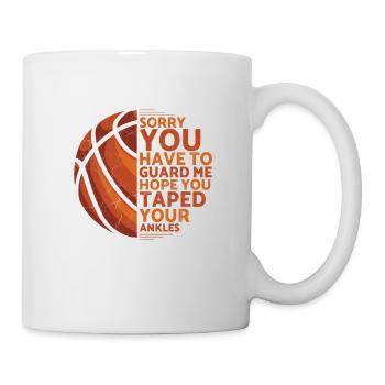 Guard Me Taped Ankles Basketball Hoops Ball Dunk - Mug - white - Right