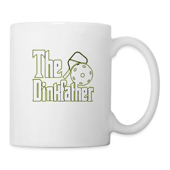 The Dinkfather Pickleball Ace Paddle Dink Pickle - Mug - white - Right