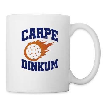 Carpe Dinkum Pickleball Ace Paddle Dink Pickle - Mug blanc - blanc - Droite
