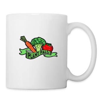 Vegan Power Plant Vegetarian Diet Veganism Veggies - Tasse - Weiß - Rechts