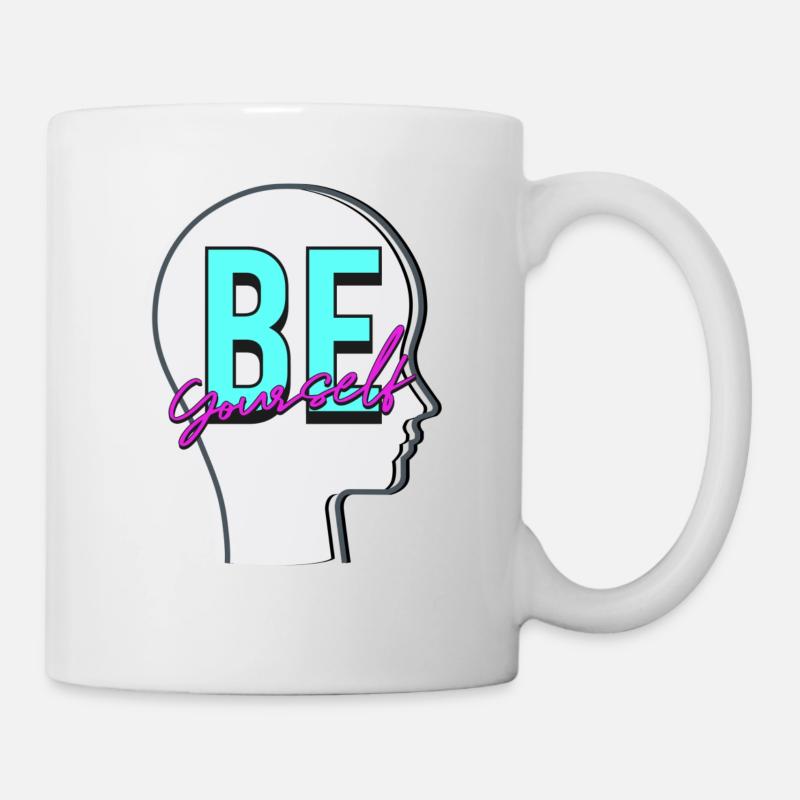 Be yourself - Tasse - Weiß