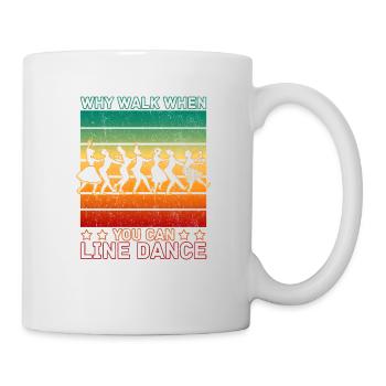 Ballet Ballerine Pole Dancer Line Dance Tap Dance - Mug blanc - blanc - Droite