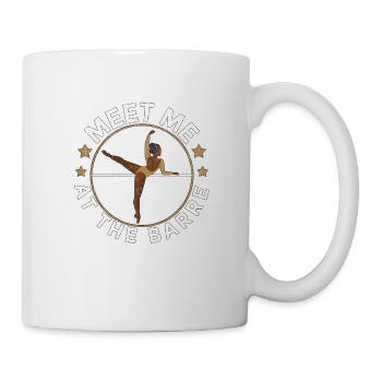Ballet Ballerine Pole Dancer Line Dance Tap Dance - Mug blanc - blanc - Droite