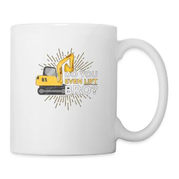 Construction Trucks Forklift Operator Truck Driver - Tasse - Weiß - Rechts
