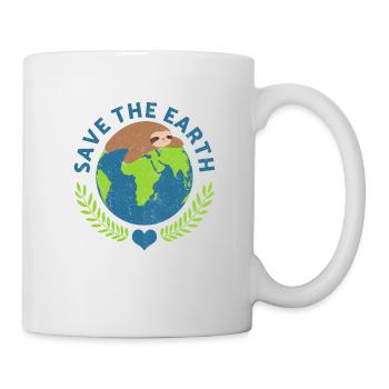 Save The Earth Animal Rescue Animal Rights - Tasse - Weiß - Rechts