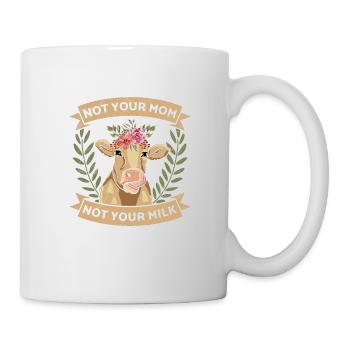 Pas votre mère, pas votre lait Sauvetage des droits des animaux - Mug blanc - blanc - Droite