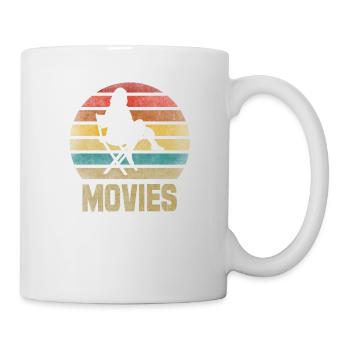 At The Studio Film Director Movies Retro Vintage - Mug - white - Right