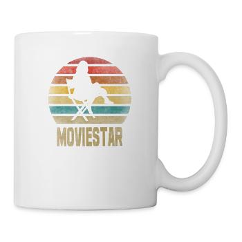 At The Studio Film Director Movies Retro Vintage - Mug - white - Right