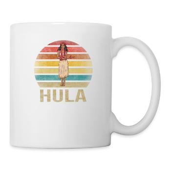 Hawaii Hula Dance Retro Sunset Vintage - Mug - white - Right