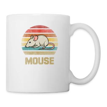 Mouse Animal Retro Sunset Vintage - Mug - white - Right