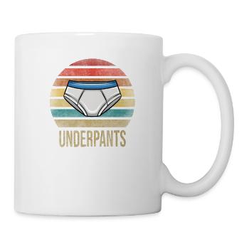 Underwear Slip Underpants Laundry Day - Tasse - Weiß - Rechts