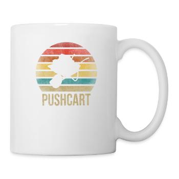 Cash Money Wheelbarrow Pushcart Sunset - Mug - white - Right