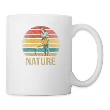 Gardening Watering Flowers Nature Plants - Tasse - Weiß - Rechts