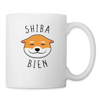 Shiba Bien Kawai, Chien Shiba-Inu au Grand Sourire - Mug blanc - blanc - Droite