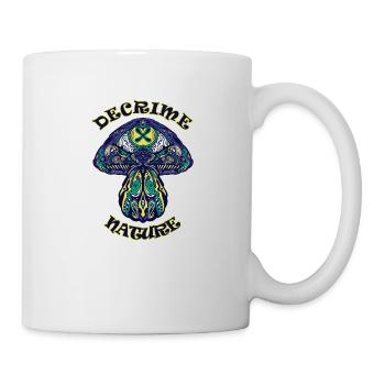 Decrime Nature Champignon Magique Coloré Trippy - Mug blanc - blanc - Droite