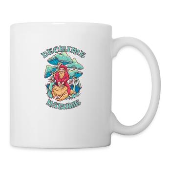 Decrime Nature Colorful Magic Mushroom Trippy - Tasse - Weiß - Rechts