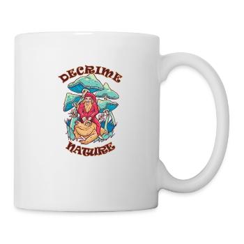 Decrime Nature Champignon Magique Coloré Trippy - Mug blanc - blanc - Droite