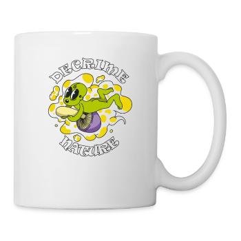 Decrime Nature Colorful Magic Mushroom Trippy - Tasse - Weiß - Rechts