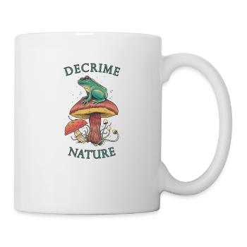 Decrime Nature Champignon Magique Coloré Grenouille - Mug blanc - blanc - Droite