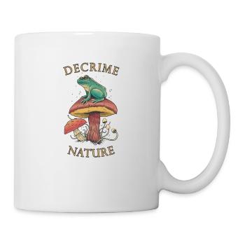 Decrime Nature Champignon Magique Coloré Grenouille - Mug blanc - blanc - Droite