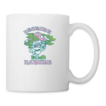 Decrime Nature Champignon Magique Coloré Trippy - Mug blanc - blanc - Droite