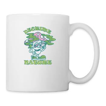 Decrime Nature Champignon Magique Coloré Trippy - Mug blanc - blanc - Droite