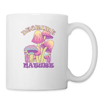 Decrime Nature Colorful Magic Mushroom Trippy - Mug - white - Right